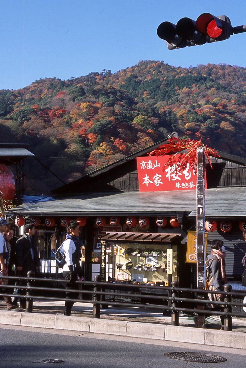 嵐山にて